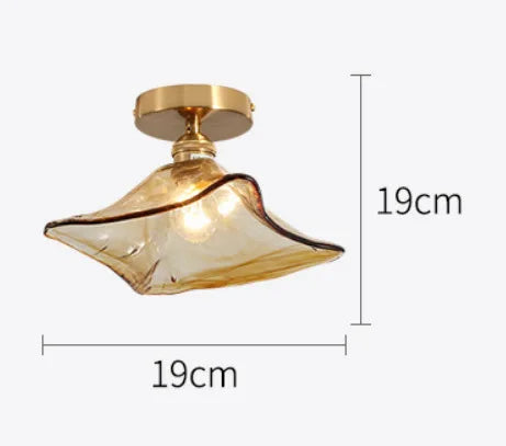 lustre en verre teinté pour un éclairage nordique élégant - vue 9 sur 10