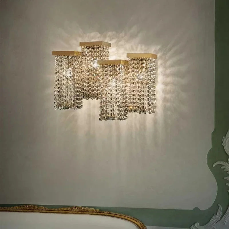 lustre moderne en cristal pour décoration élégante et raffinée - vue 5 sur 11