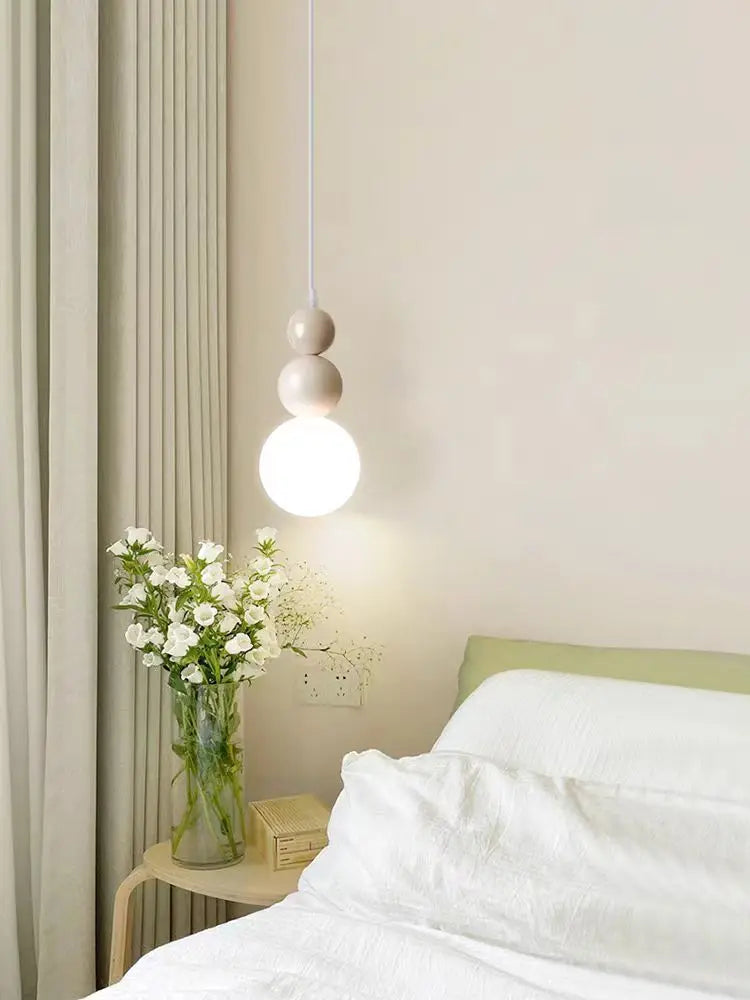 lustre moderne boule de verre décoration artistique luminaire