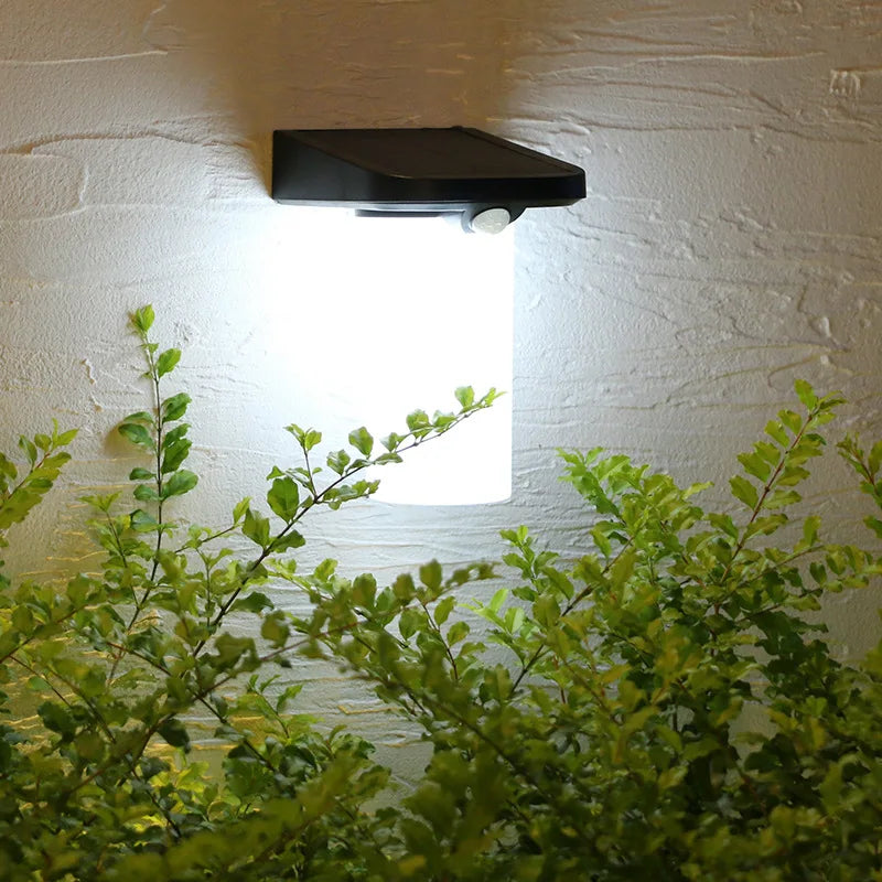 applique murale solaire led étanche pour décoration extérieure jardin - vue 4 sur 6