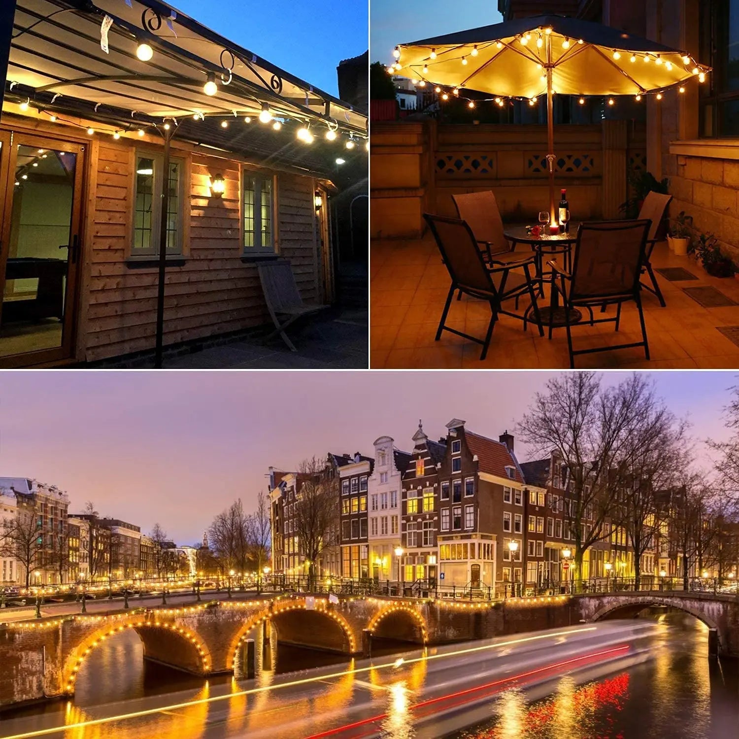 guirlande lumineuse connectable pour noël et décorations extérieures - vue 11 sur 10
