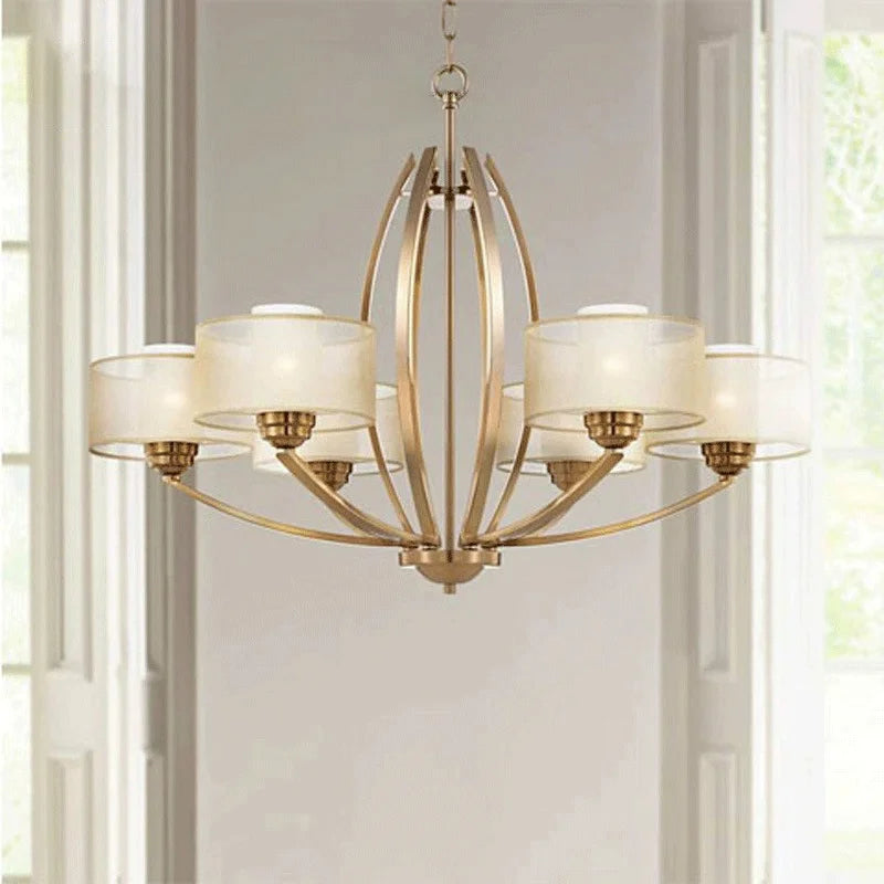 plafonnier led lustre de luxe éclairage moderne décoration nordique - vue 2 sur 6