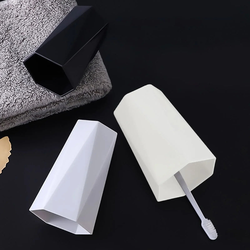 gobelet pour bain de bouche et brosse à dents en plastique solide
