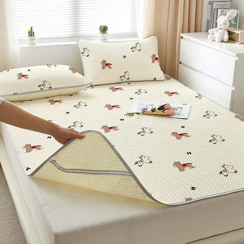serviette en coton d'été série dessins animés fraîche et confortable