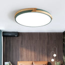 plafonnier led ultra-mince design nordique décoratif encastré