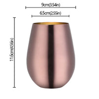 Gobelet acier inoxydable 500ml style moderne bar
