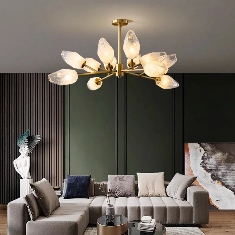 lustre moderne luminaire suspendu pour éclairage intérieur - vue 4 sur 10