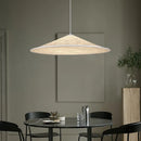 suspension en soie nordique moderne décor led luminaires suspendus en tissu