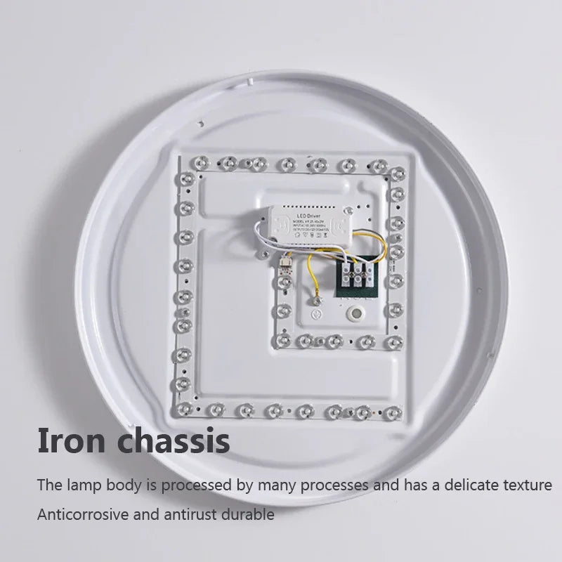 plafonnier led créatif en forme de lune design moderne décoratif - vue 7 sur 14