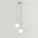 Suspension LED en verre moderne nordique pour salle à manger chambre lustre en or luminaires intérieur Restaurant Bar décor lampe suspendue
