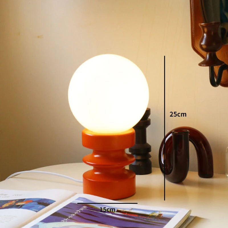 lampe à poser design en verre pour une ambiance chaleureuse - vue 9 sur 10