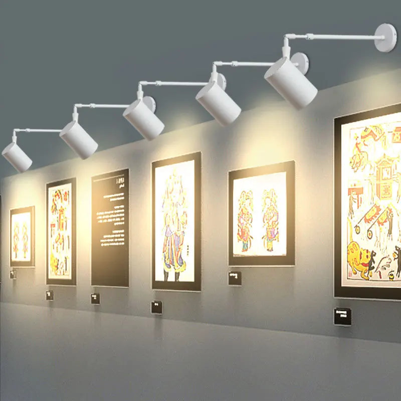 applique murale télescopiques led modernes long bras - vue 7 sur 11