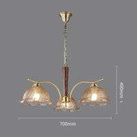 Lustre Noyer Cuivre Japonais Fissuré Rétro