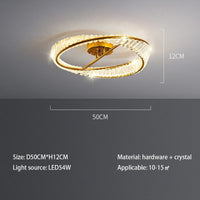 plafonnier en cristal de luxe à led moderne pour décoration intérieure