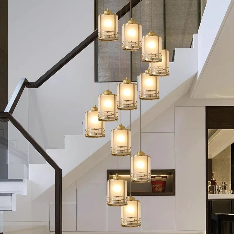 lustre vintage moderne led pour éclairage intérieur - vue 3 sur 15