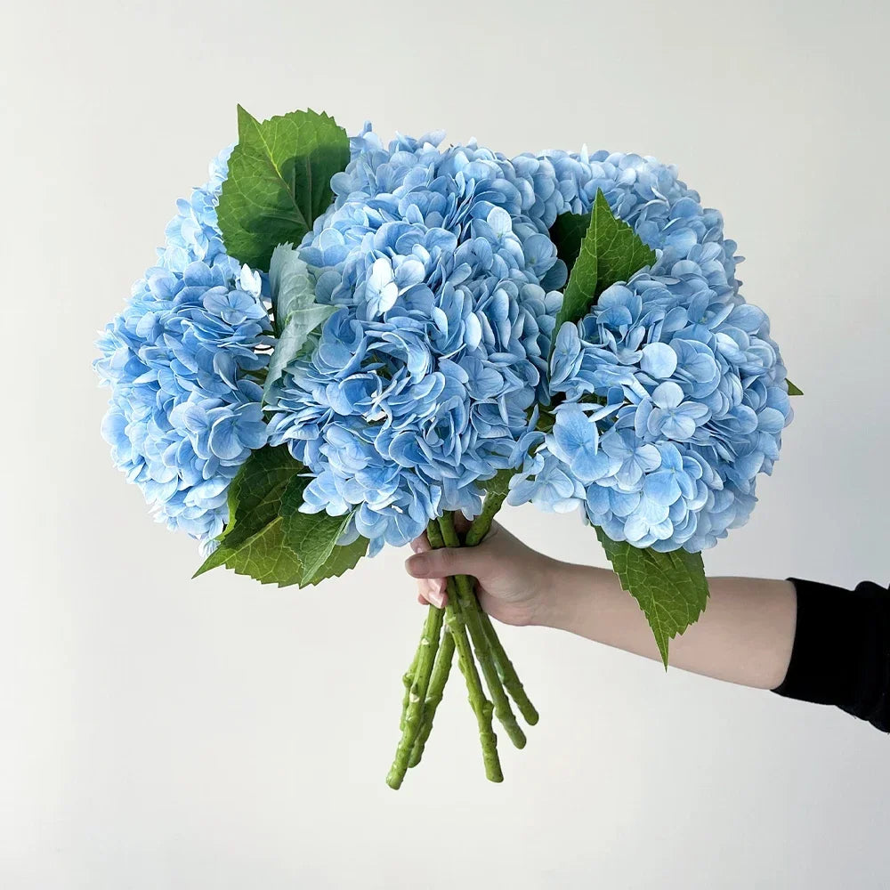 fleurs d'hortensia artificielles pour décoration mariage arrangement floral - vue 3 sur 17