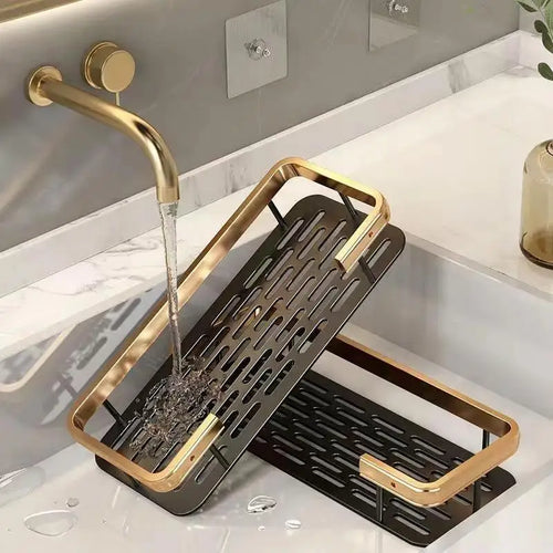 etagère murale de rangement sans perçage pour shampoing et maquillage