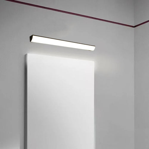 applique murale miroir en aluminium ligne simple