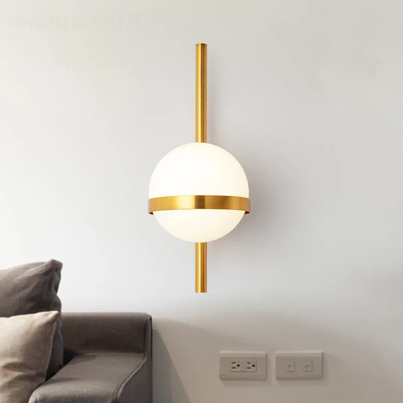 Applique murale led verre éclairage intérieur maison - vue 3 sur 10