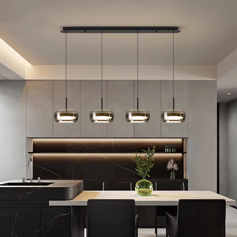 lustre décoratif pour intérieur avec lampes suspendues - vue 2 sur 11