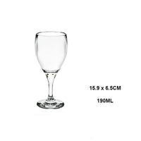 Verres a vin incassables sans pied elegants reutilisables