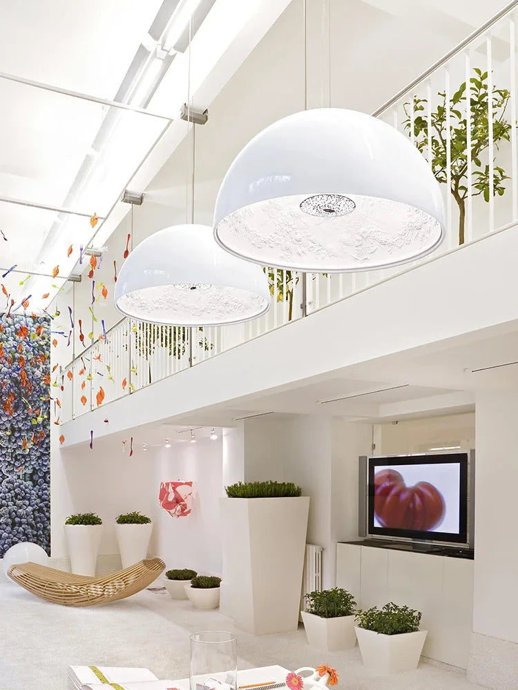 réplique de lustre skygarden en résine relief art romantique