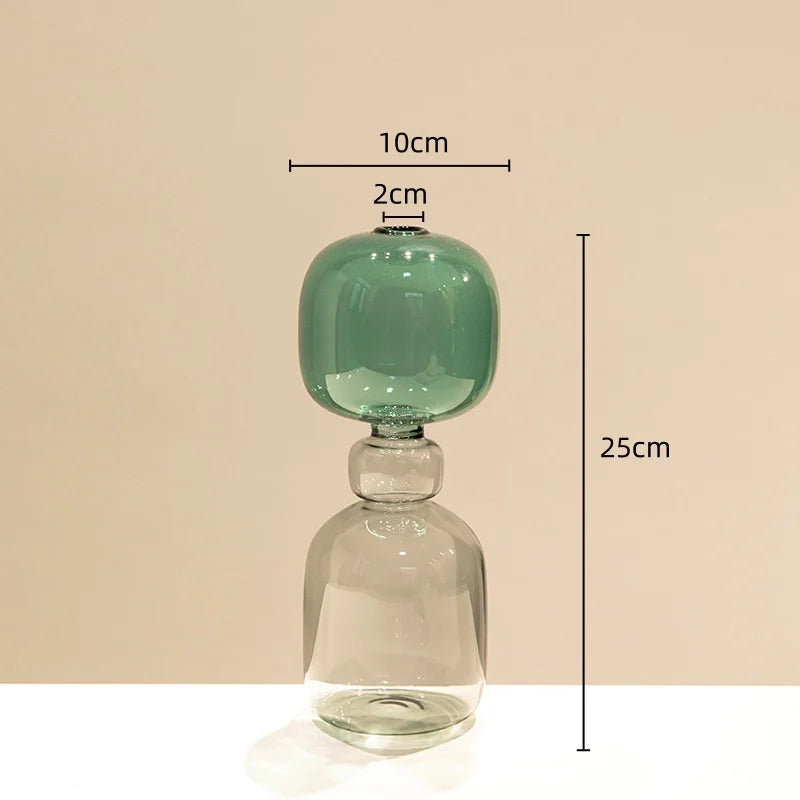 vase en verre teinté pour terrarium et décoration florale - vue 10 sur 18