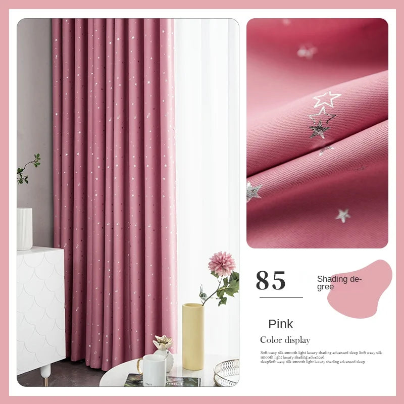 Rideau occultant plissé motif enfant salon chambre balcon - vue 9 sur 12