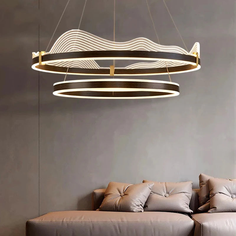 suspension moderne pour éclairage intérieur design élégant - vue 3 sur 17