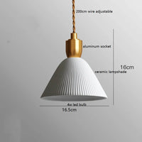 iwhd suspension led en noyer céramique style nordique japonais