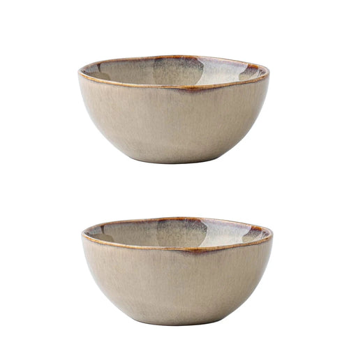 Bol salade céramique vintage bords irréguliers 14 cm