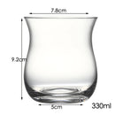 Verre à cocktail facetté style cristal ultra leger