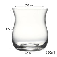 Verre à cocktail facetté style cristal ultra leger