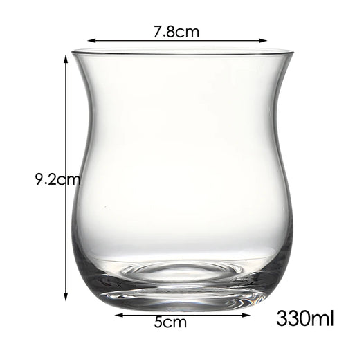 Verre à cocktail facetté style cristal ultra leger