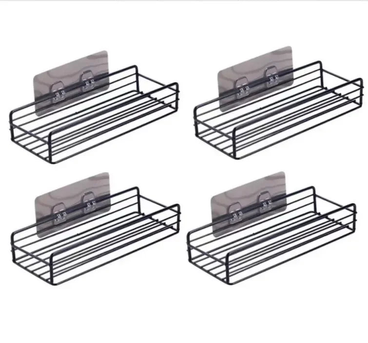 etagère en fer forgé style japonais support de rangement mural - vue 13 sur 19