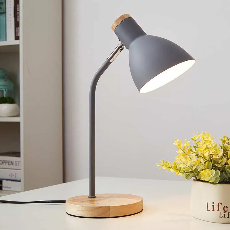 lampe table bois led fer forge enfants veilleuse cadeau - vue 3 sur 11