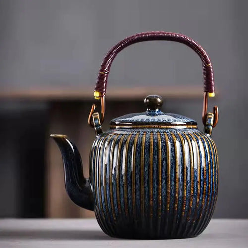 Théière chinoise en porcelaine avec filtre 800 ml