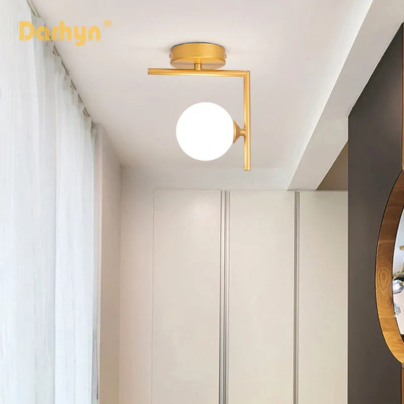 Plafonnier LED design nordique passerelle - vue 5 sur 10