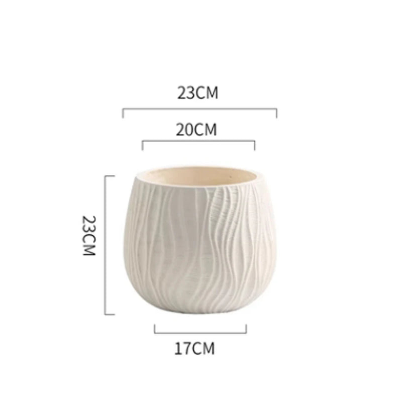 moule en silicone pour pot de fleurs en béton