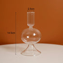 bougeoir vintage en verre pour mariage et dîners romantiques