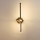 applique murale led en aluminium simplicité moderne d'intérieur