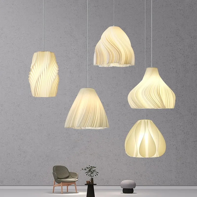 Suspension LED en forme de spirale