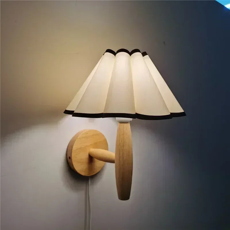 Applique murale Led en bois avec interrupteur - vue 2 sur 14