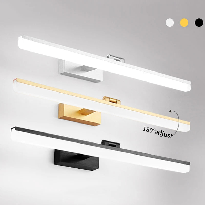 lampe led moderne pour miroir de vestiaire et de vanité - vue 5 sur 24