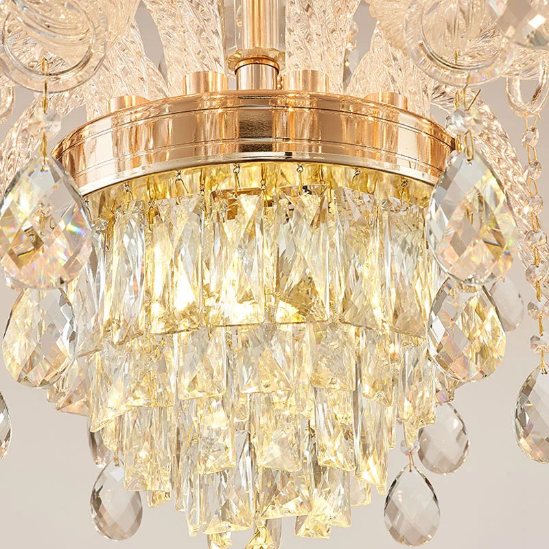 lustre en cristal design pour un éclairage élégant et raffiné - vue 7 sur 16
