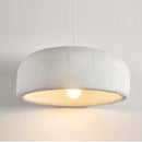 Suspension design avec abat-jour arrondi blanc Mango