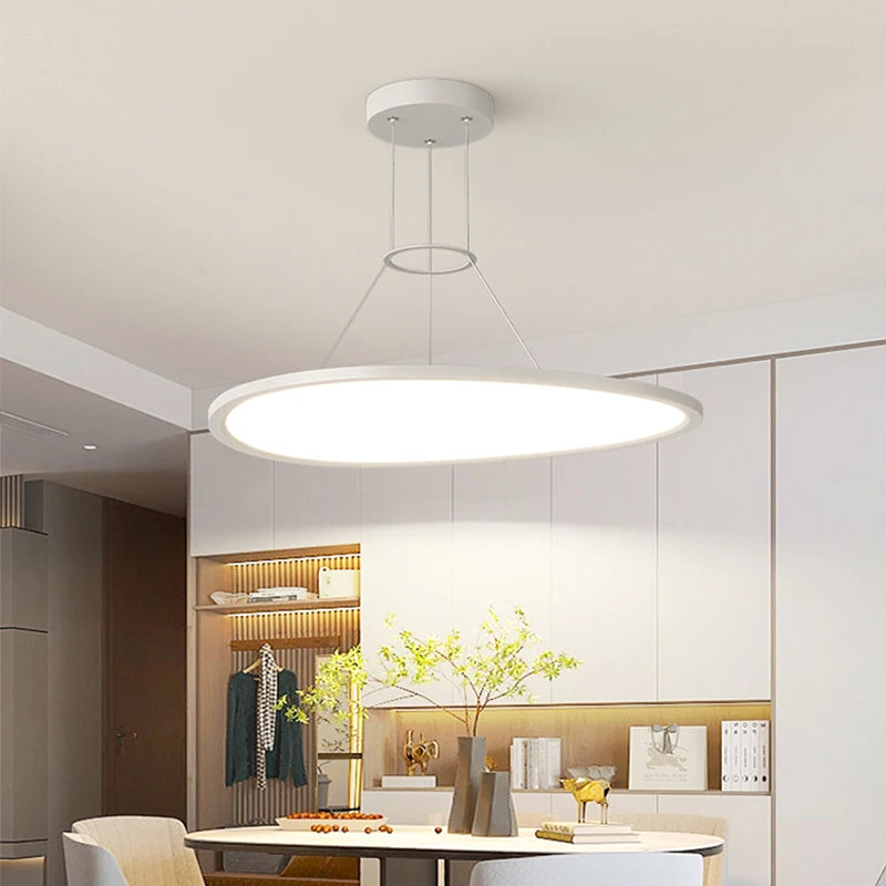 lustre moderne à led protection des yeux sans stroboscope - vue 5 sur 8