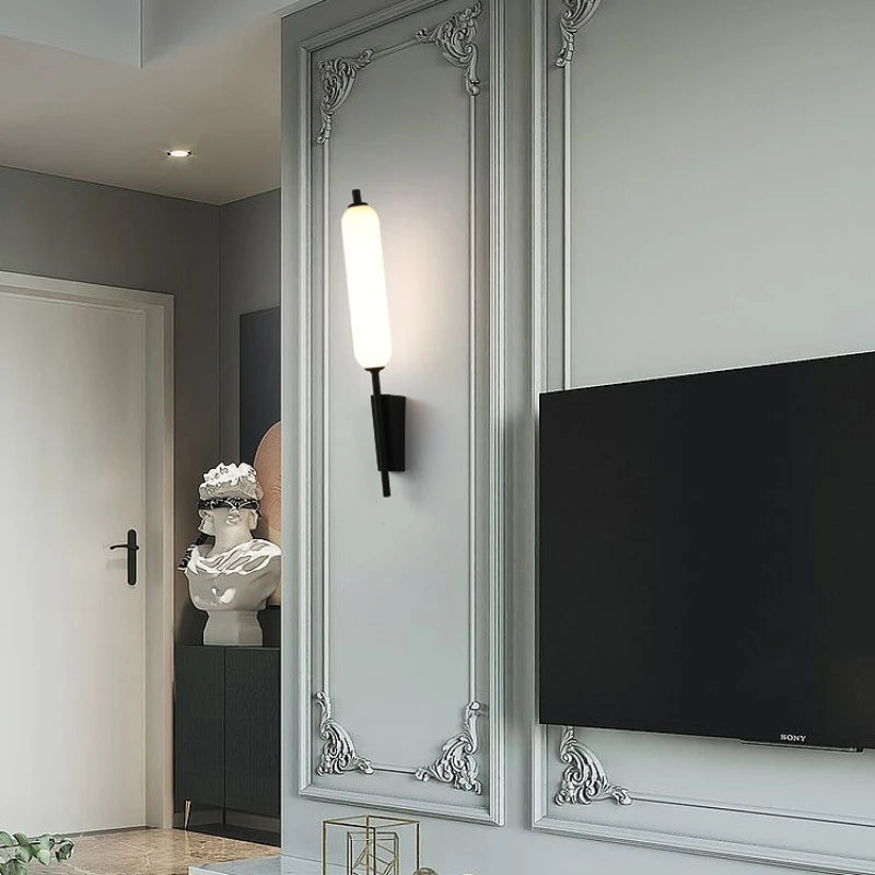 applique murale moderne led pour porche et escalier - vue 5 sur 7