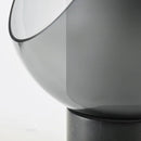lampe de bureau en marbre design abat jour en verre moderne