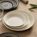 Assiette ceramique relief style japonais retro premium